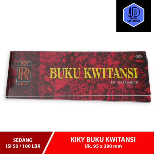 

KIKY Buku Kwitansi - Isi 100 Lembar (1 Pcs)