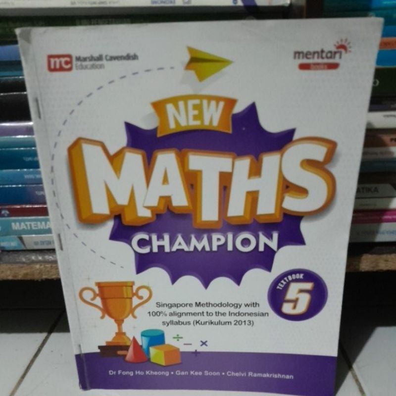 Buku New maths champion 5 textbook