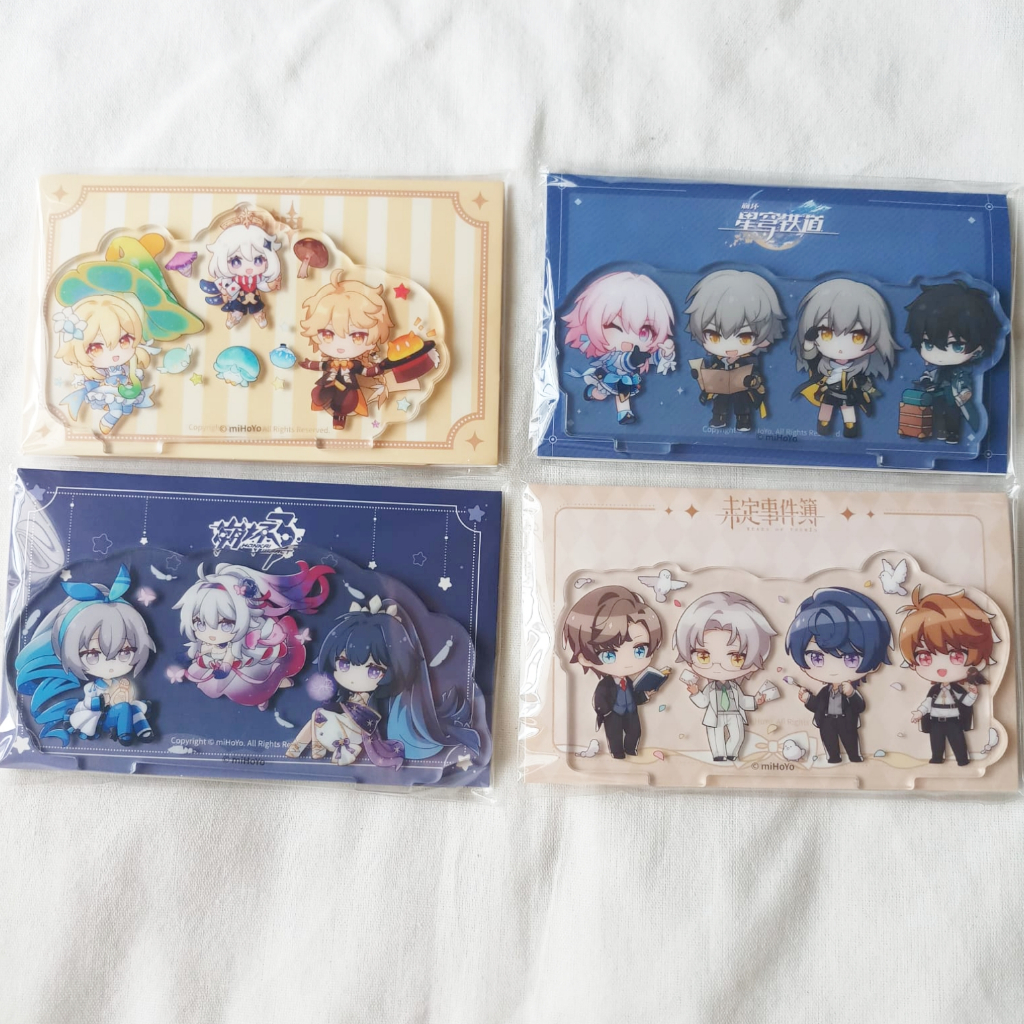 

HoyoFest 2023 Chibi Acrylic Standee | Tears of Themis | Honkai Genshin Impact | Star Rail akrilik stand dan chibi cardholder name tag lanyard