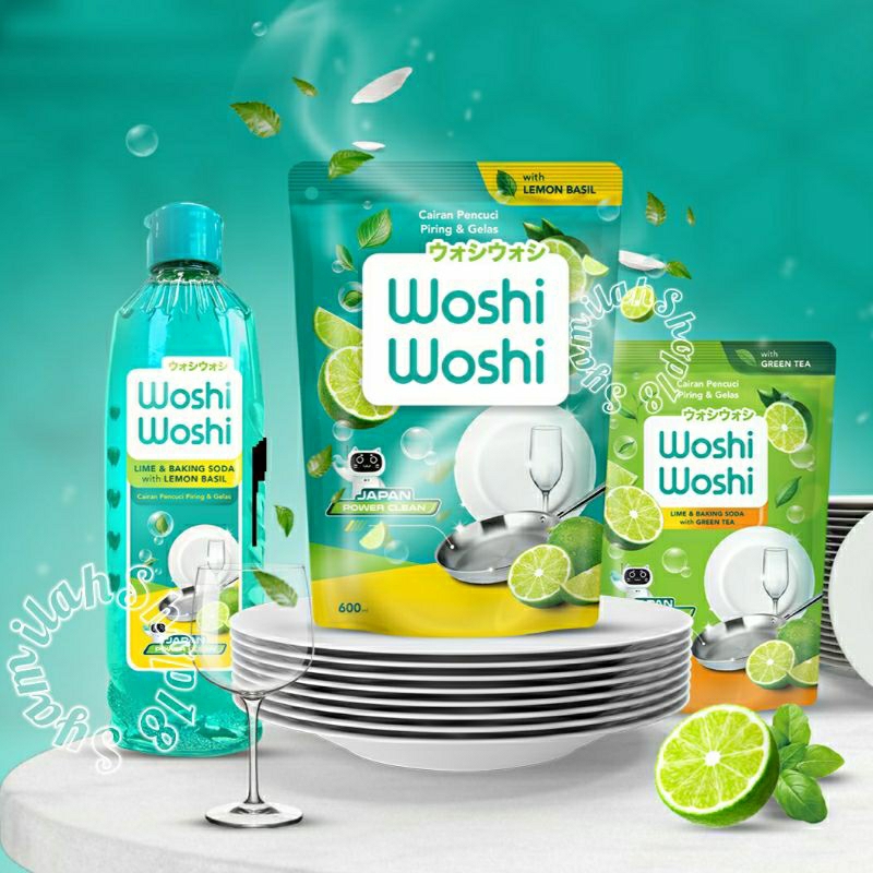 WOSHI WOSHI CAIRAN PENCUCI PIRING KEMASAN BOTOL 400 ML