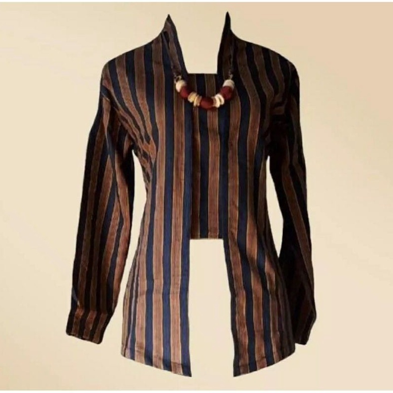 TERLARIS Baju lurik wanita Baju kebaya adat jawa Baju surjan lurik wanita Kebaya lurik jogja solo Su