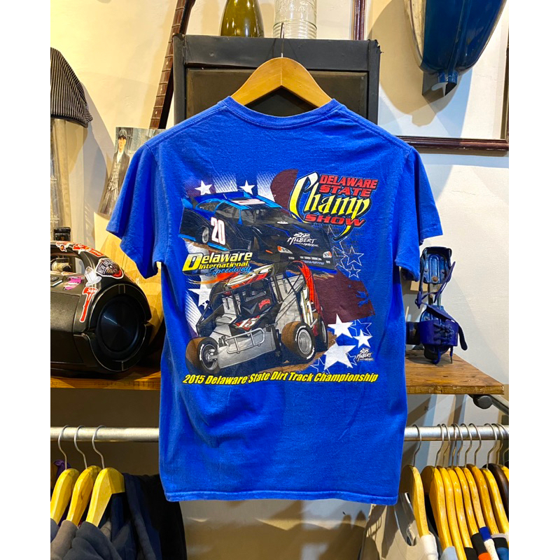 Kaos Nascar Gildan Delaware State Champ Show Internasional second Aop Chase bekas