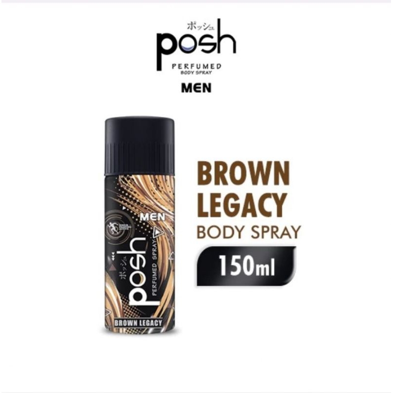 Body Spray Posh Men Brown Legacy 150ml