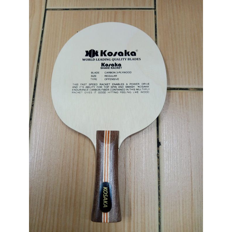 KAYU BET TENIS MEJA KOSAKA CARBON HANDLE MODEL SARDIUS ORIGINAL
