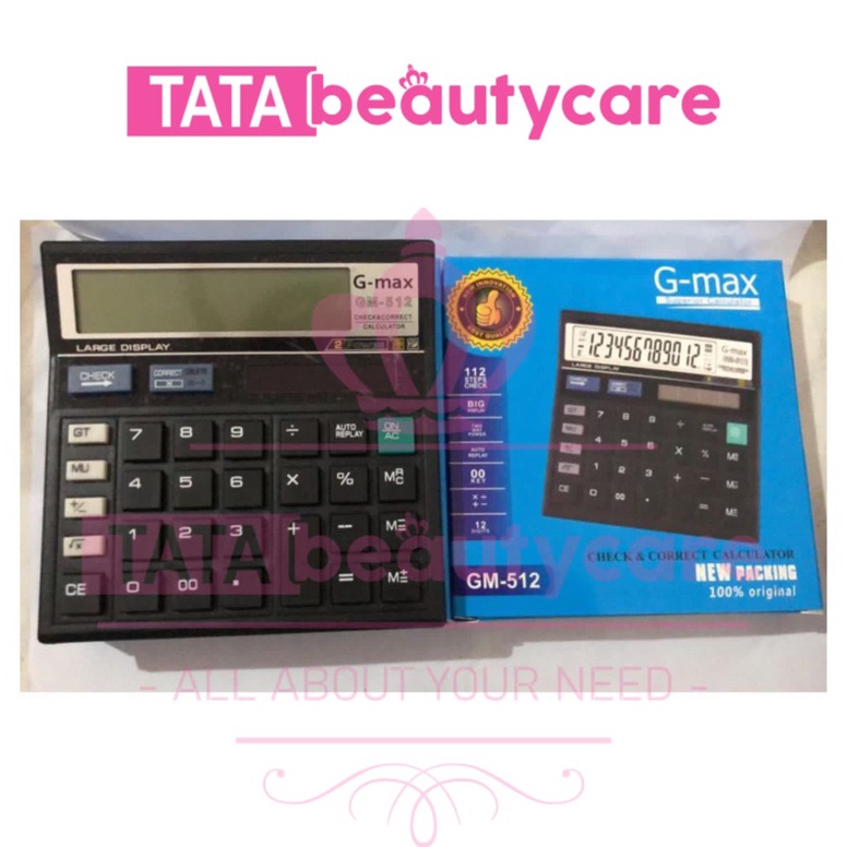 

Big Sale.. [400gr] E086 | KALKULATOR G MAX 512 | Alat hitung 12 DIGIT / KALKULATOR MEJA HITAM MURAH L7E