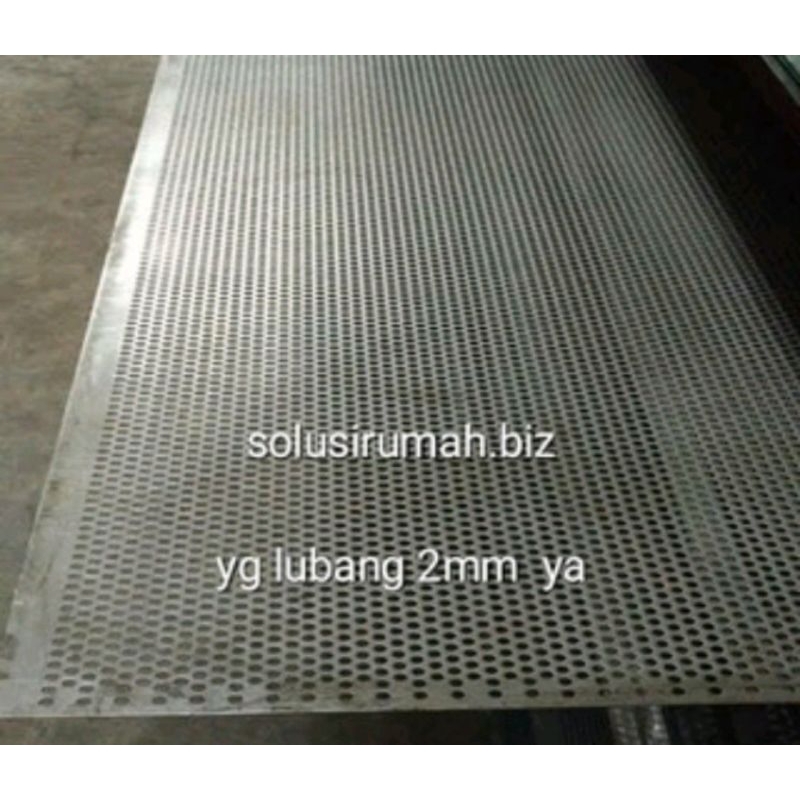Besi plat lubang 2 mm