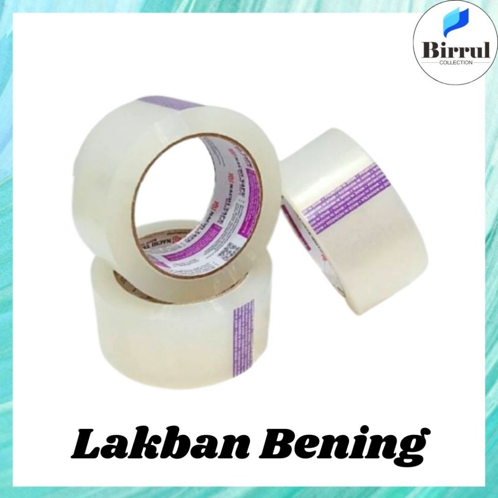 

Lakban Isolasi Bening NACHI 48mm x 100 Yard Plakban bening Nachi Murah