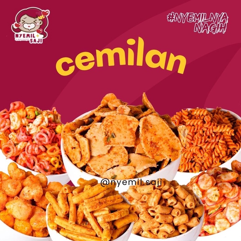 

Termurah [PROMO!] CEMILAN 70 GR BASRENG MIE KERING kerupuk Seblak Pangsit Makaroni Stick Gelung Pedas MURAH @Nyemil.saji