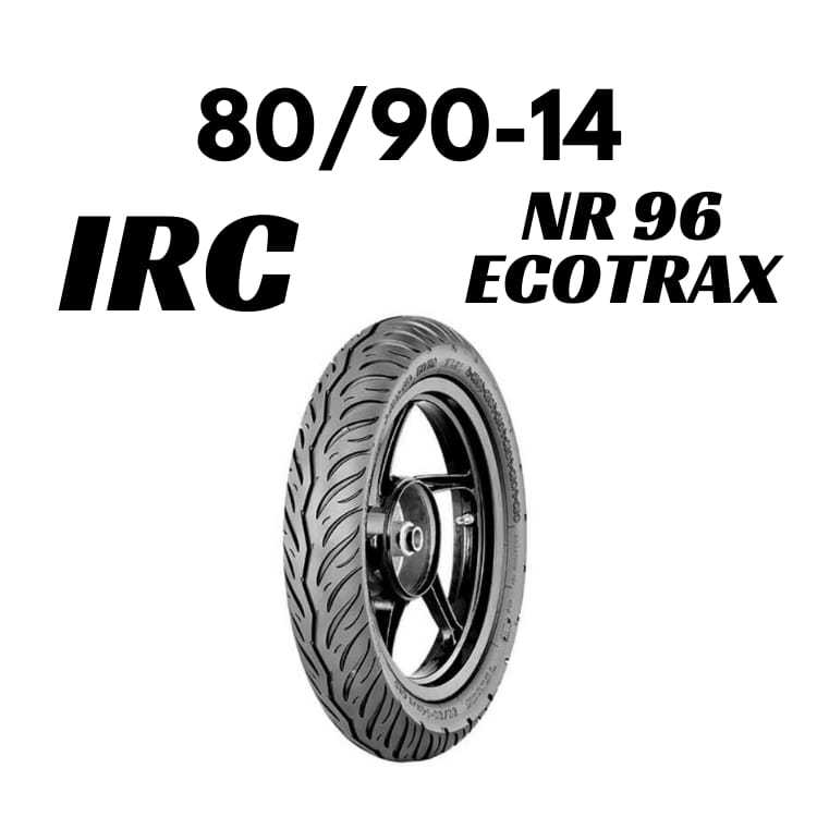 Ban Motor Ring 14 [ 80/90 ] ECOTRAX Ban IRC 80/90-14 Tubeless