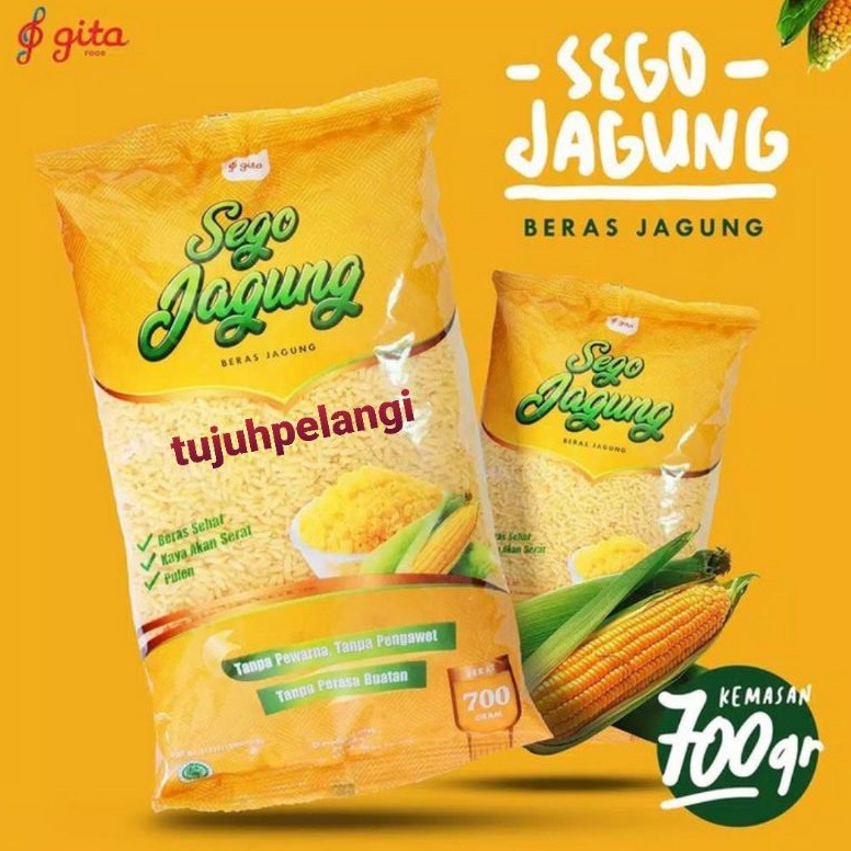 

FLASH SALE⚡ Sego Jagung Nasi Jagung Beras Jagung 700 Gram