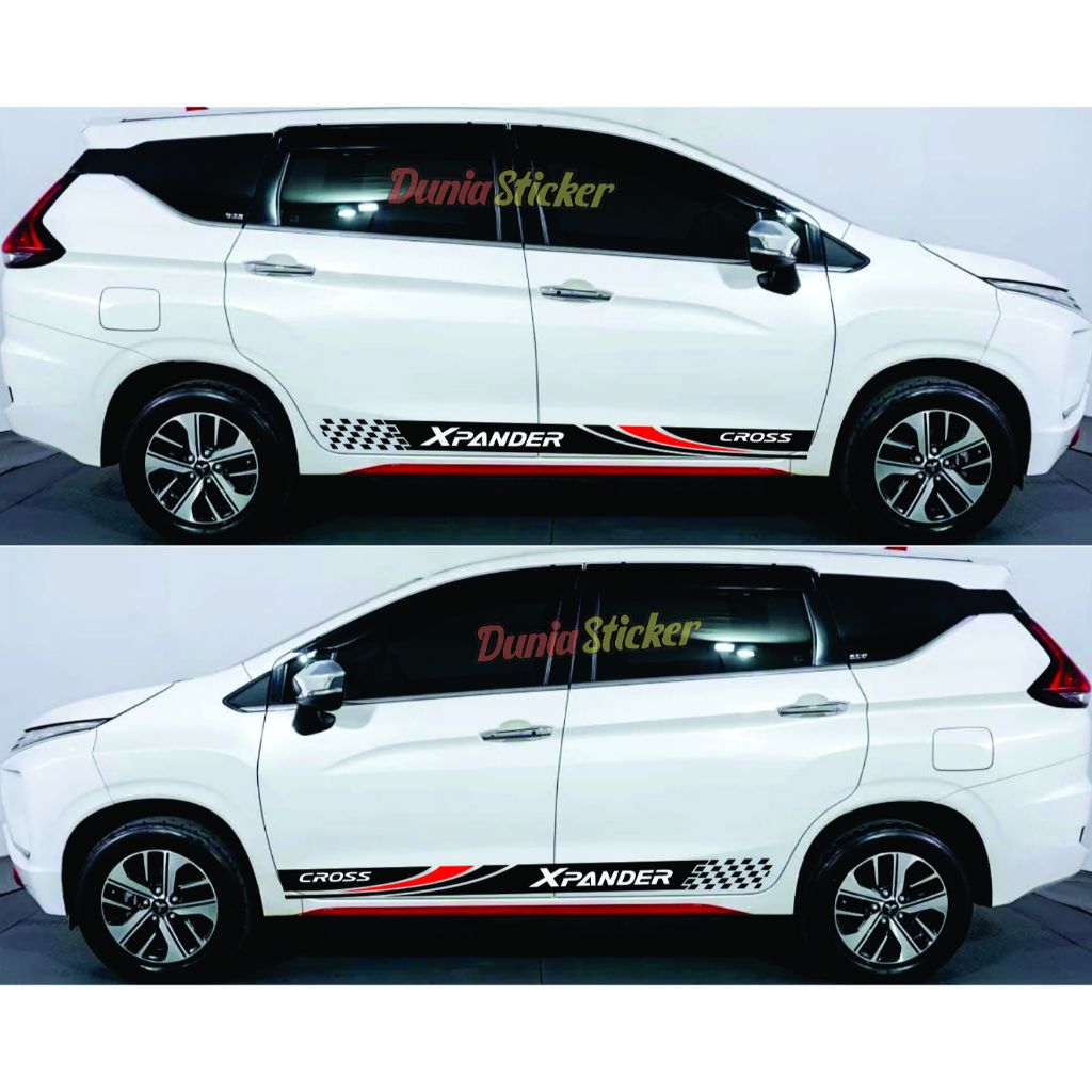 Cutting stiker Mobil Xpander Stiker Striping List Xpander Cross Stiker Mitsubishi Xpander