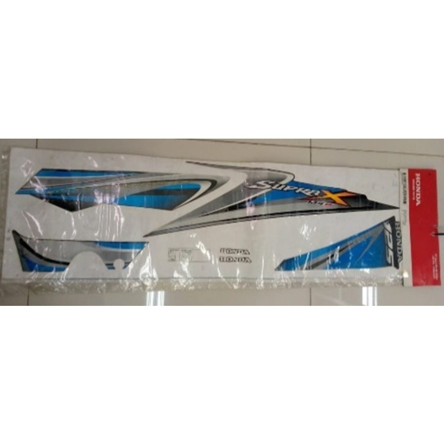 STRIPE BLACK BLUE L Honda Supra X 125 871X0KYL650ZAL