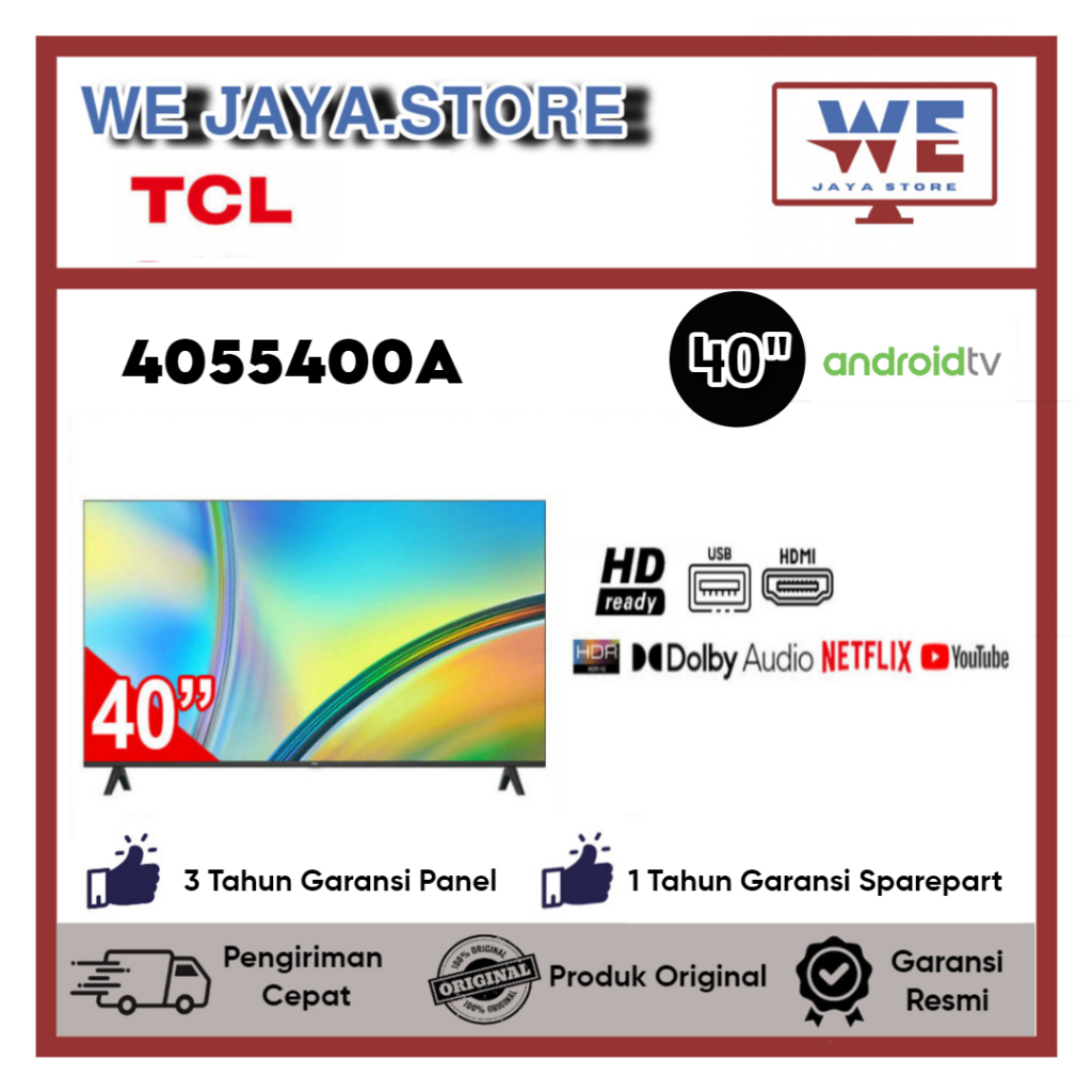 TV LED TCL 40S5400A LED TCL 40 Inch Android TV TV LED TCL 43S5400 43INCH GOGLE TV