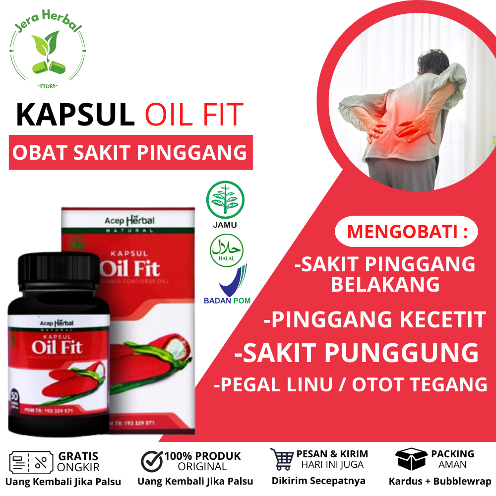 Obat Sakit Pinggang, Sakit Pinggang Belakang, Sakit Pinggang Sebelah Kiri / Kanan, Herbal Atasi Saki