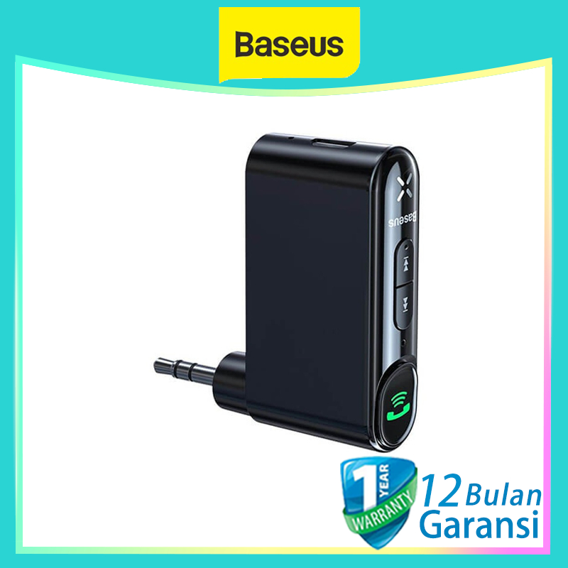 Baseus Car Bluetooth Receiver aksesoris mobil bluetooth mobil Micro Aux 3.5mm Mini Wireless Audio Receiver Ori