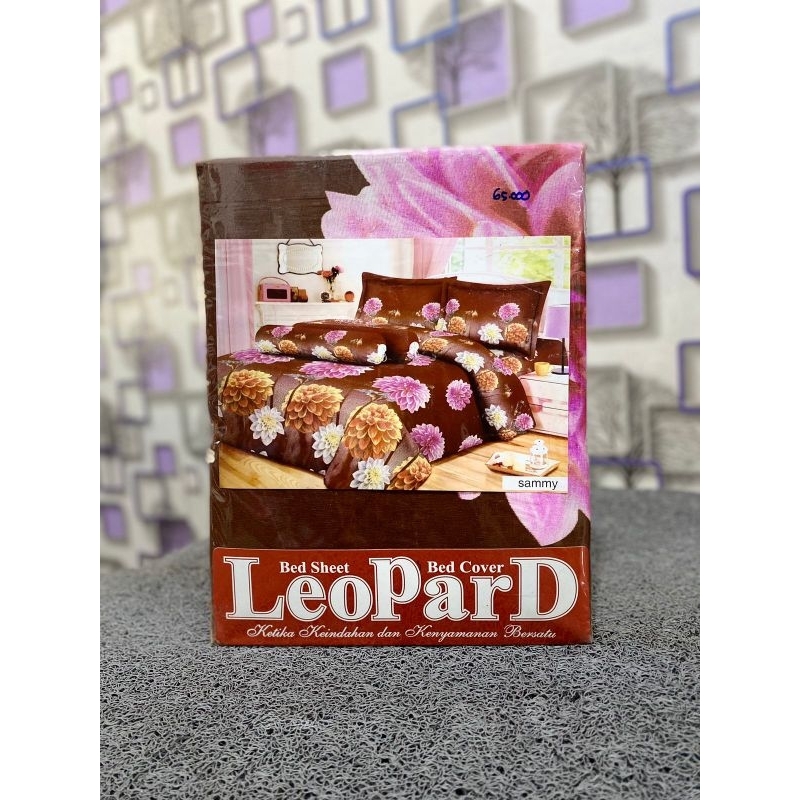 Sprei LeoPard 6 kaki (180x200)