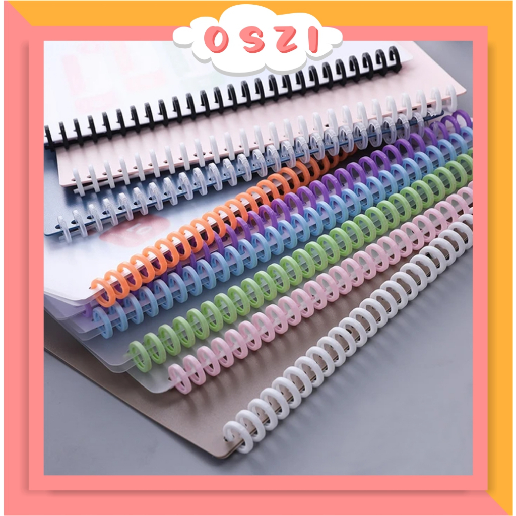 

❄ OSZI ❄ Easy Clip DIY Binder Binding Strip Panmomo - Ring Binder A5 / B5 S113
