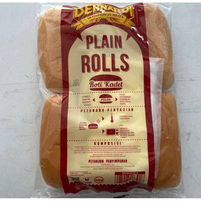 

Roti Hotdog Bernardi Plain Rolls Isi 6