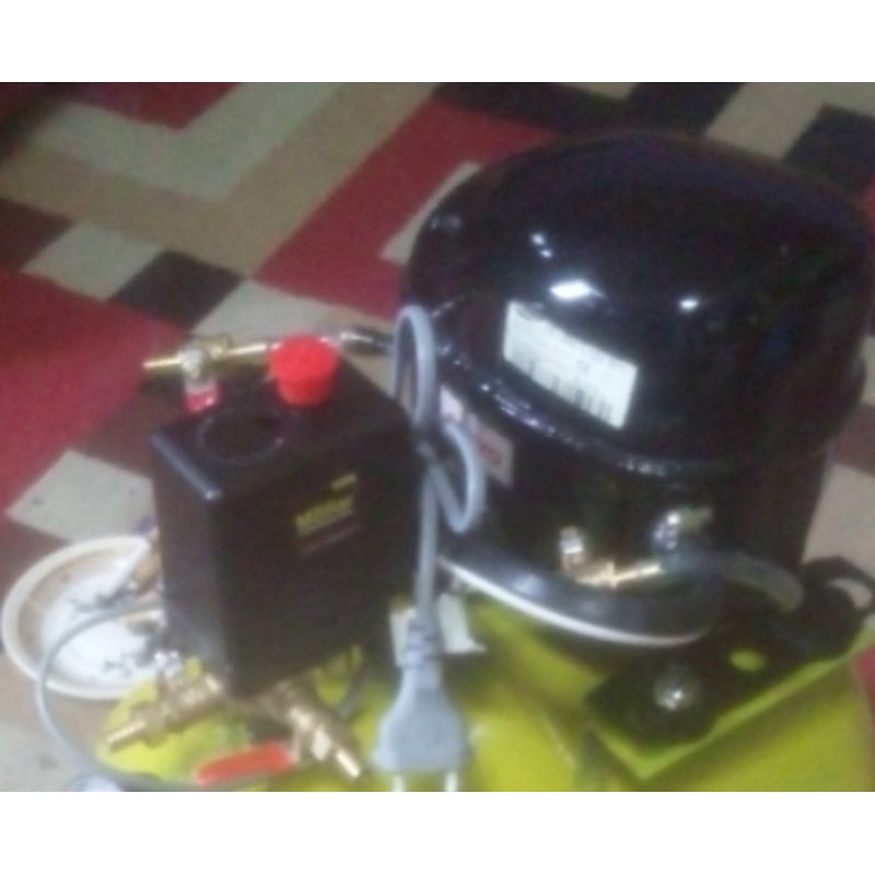 paket mesin kompresor siap naik tabung