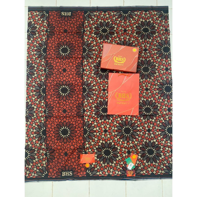 (FREE BUBBLE) SARUNG BHS INFINITY GOLD BATIK ORI | SARUNG BHS INFINITY SILVER | SARUNG SANTRI | SARU