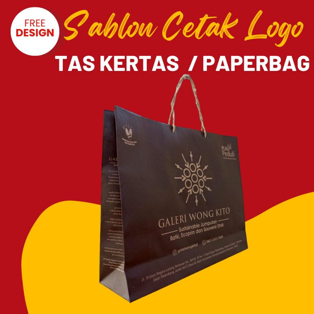 

Paper bag custom wajah paper bag custom nama paperbag custom murah gratis desain