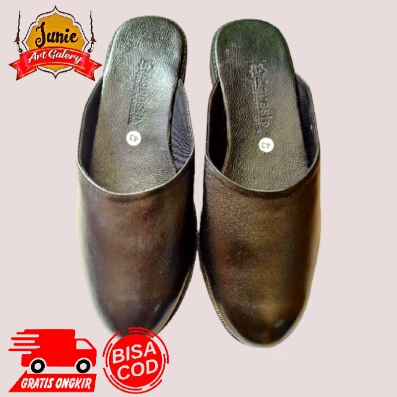 SLOP KULIT PRIA ASLI SLOP KEJAWEN