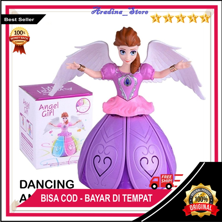 Original Boneka Barbie Murah Grosir Barby Boneka Baterai Angel Girl Acesoris Mainan Anak Perempuan O