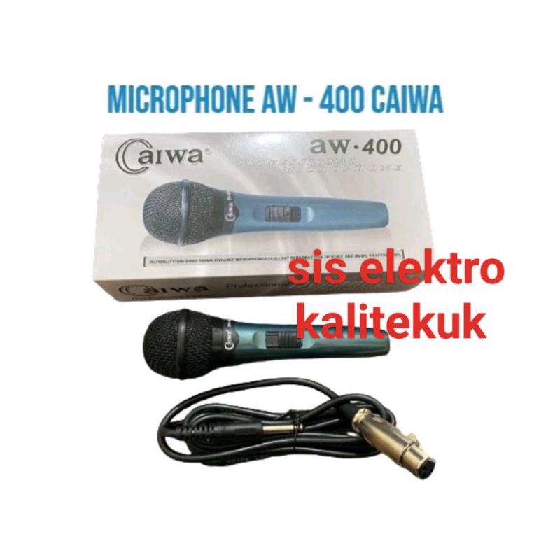 caiwa AW400 Mikrofon Kabel Dinamis