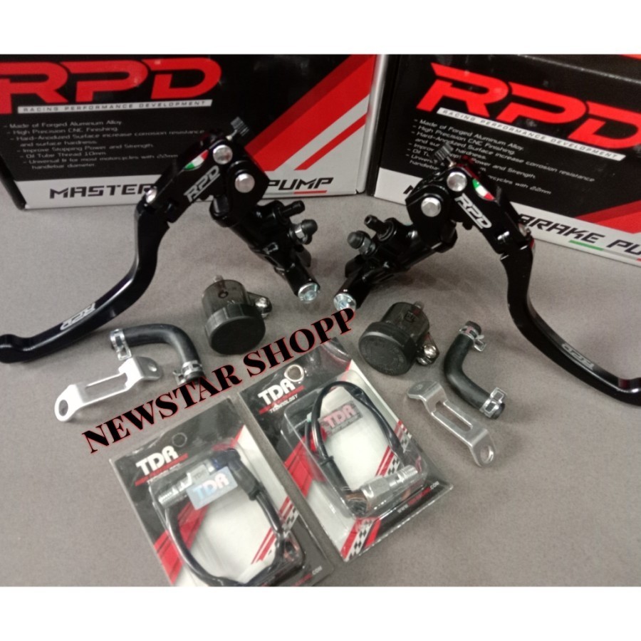 Master Rem RPD 216 Paket Radial Kanan 17mm Kiri 16mm Nmax New Old ABS/Non ABS PCX 150 160 Xmax 250 3