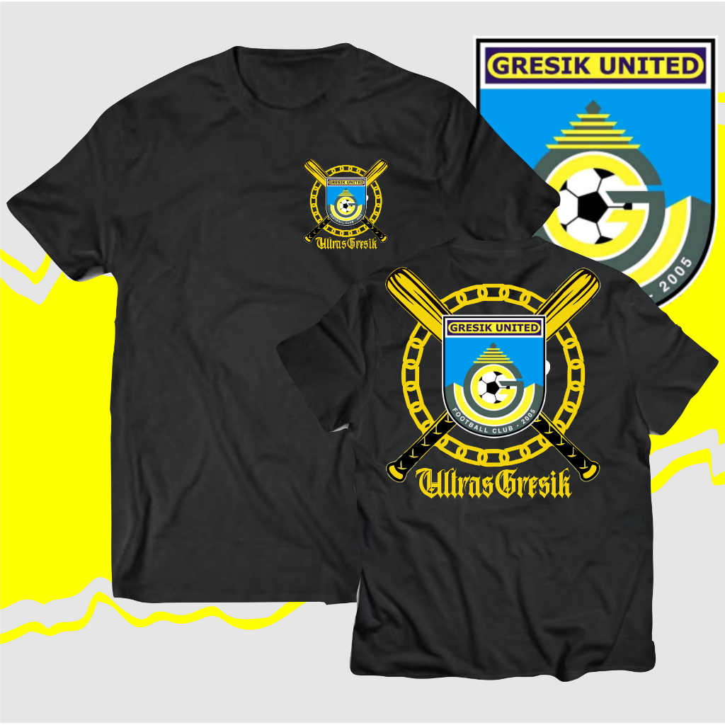 KAOS GRESIK UNITED ULTRAS GRESIK KAOS KAOS CASUAL KAOS SUPORTER KAOS BOLA