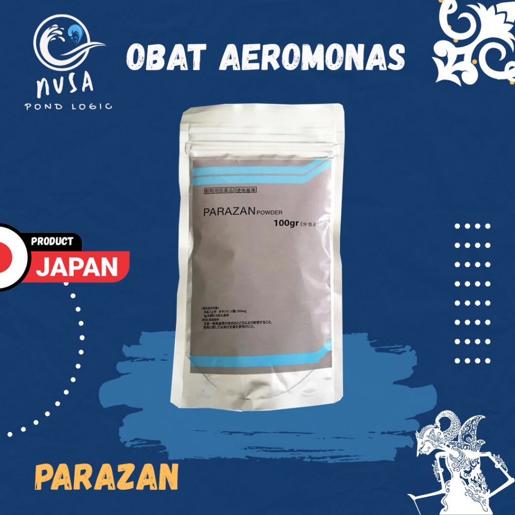 Obat Ikan Koi Import Japan Parazan Powder Bubuk Medicine Koi