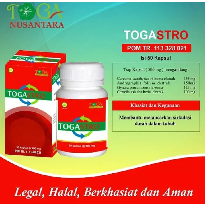 

Togastro (Kapsul Herbal Stoke)