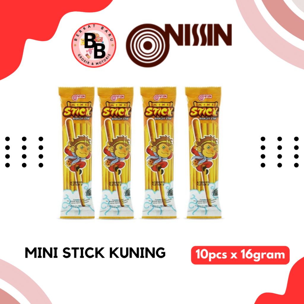 

[BB SNACK] MINI STICK NISSIN BISCUITS KUNING & MERAH
