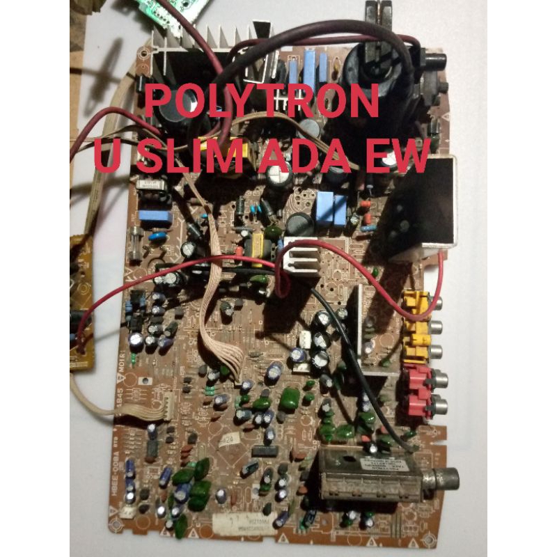 MESIN TV POLYTRON 21 IN U SLIM XBR ADA EW