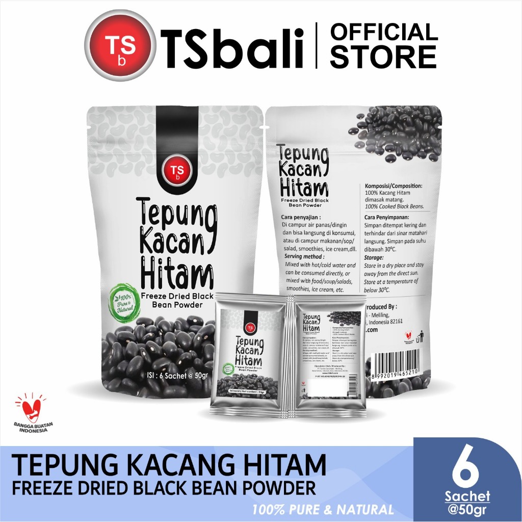 

Freeze Dried Black Beans Powder/Serbuk Makanan dan Minuman/Serbuk Kacang Hitam Kering 100% Pure