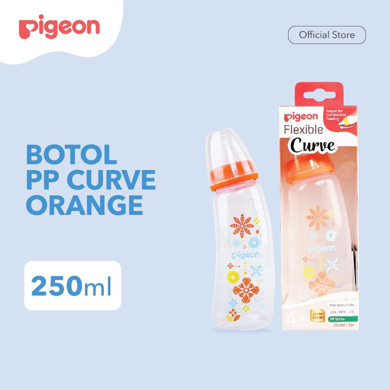 Pigeon Botol PP Curve 150ml dan 250 ml with S-Type Nipple