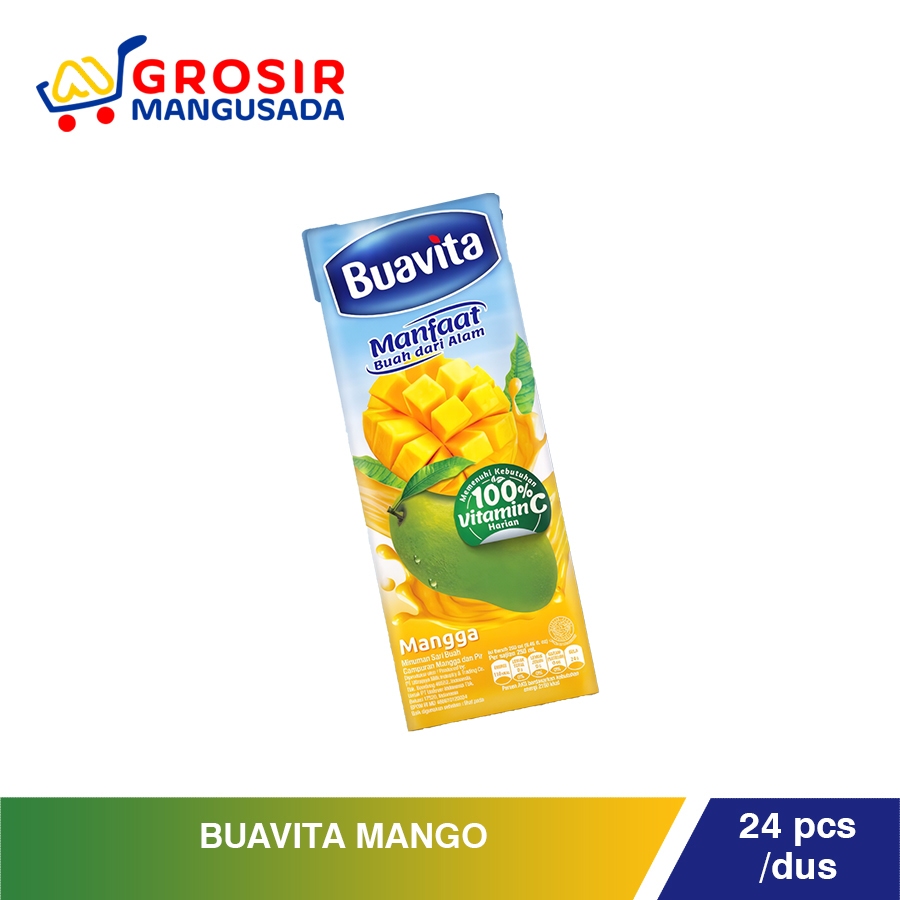 

Buavita Manggo Jus Buah Asli Dijamin Murah Harga Grosir 24 pcs