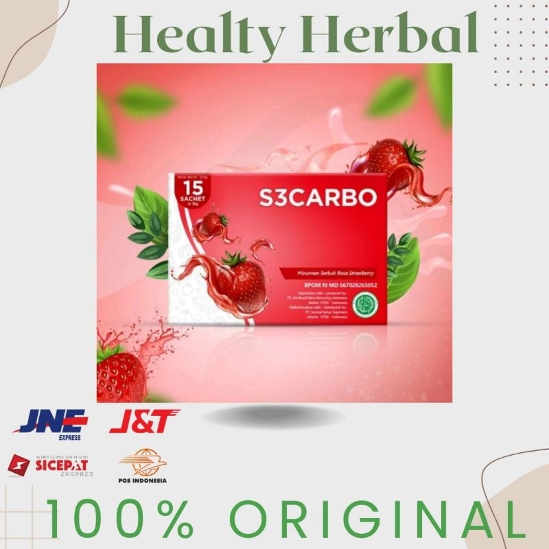 S3 CARBO S3CARBO Original Free Shaker Cantik