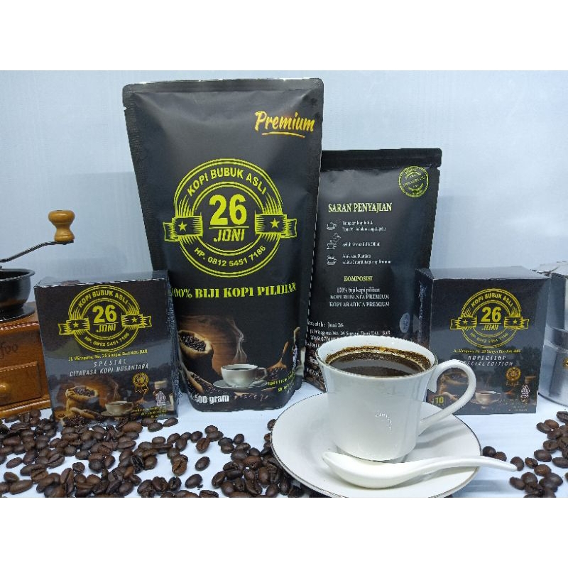 

KOPI JONI 26 ROBUSTA premium 500g