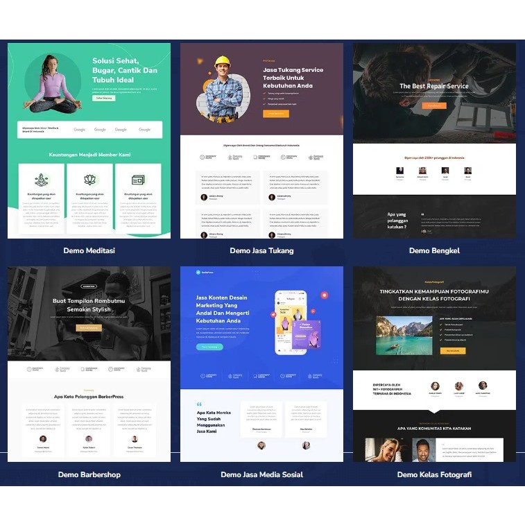 Paket Landing Page Free domain dan hosting