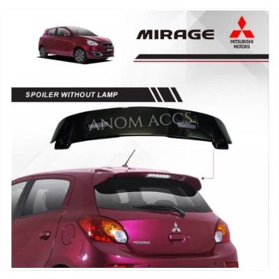 Spoiler Mitsubishi Mirage Without Lamp  Spoiler Mirage tanpa lampu