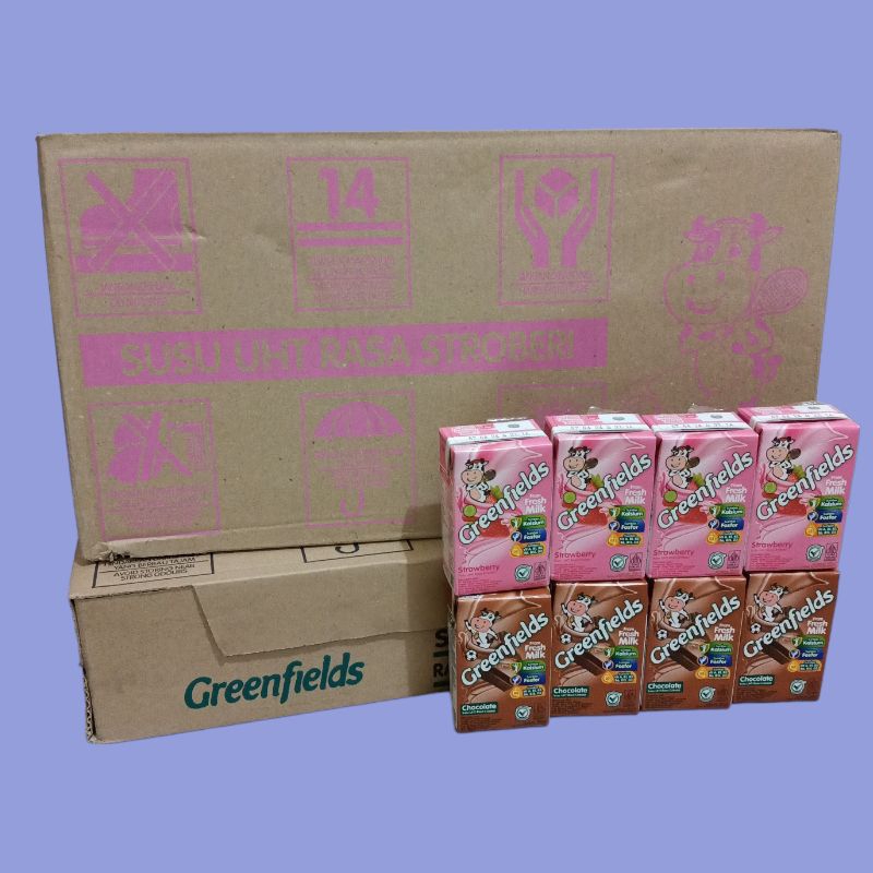 

GREENFIELD Susu UHT 105 ml All Varian (40 pcs/Karton) Free Bubble Wrap