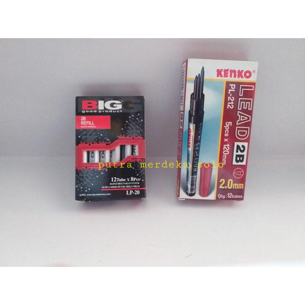 

Isi Pensil Mekanik 2.0 mm BIG LP-20 / Pencil Lead BIG 2B LP-20