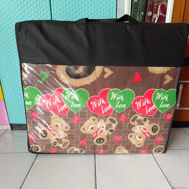 kasur busa lipat tas 70x8x180 cm