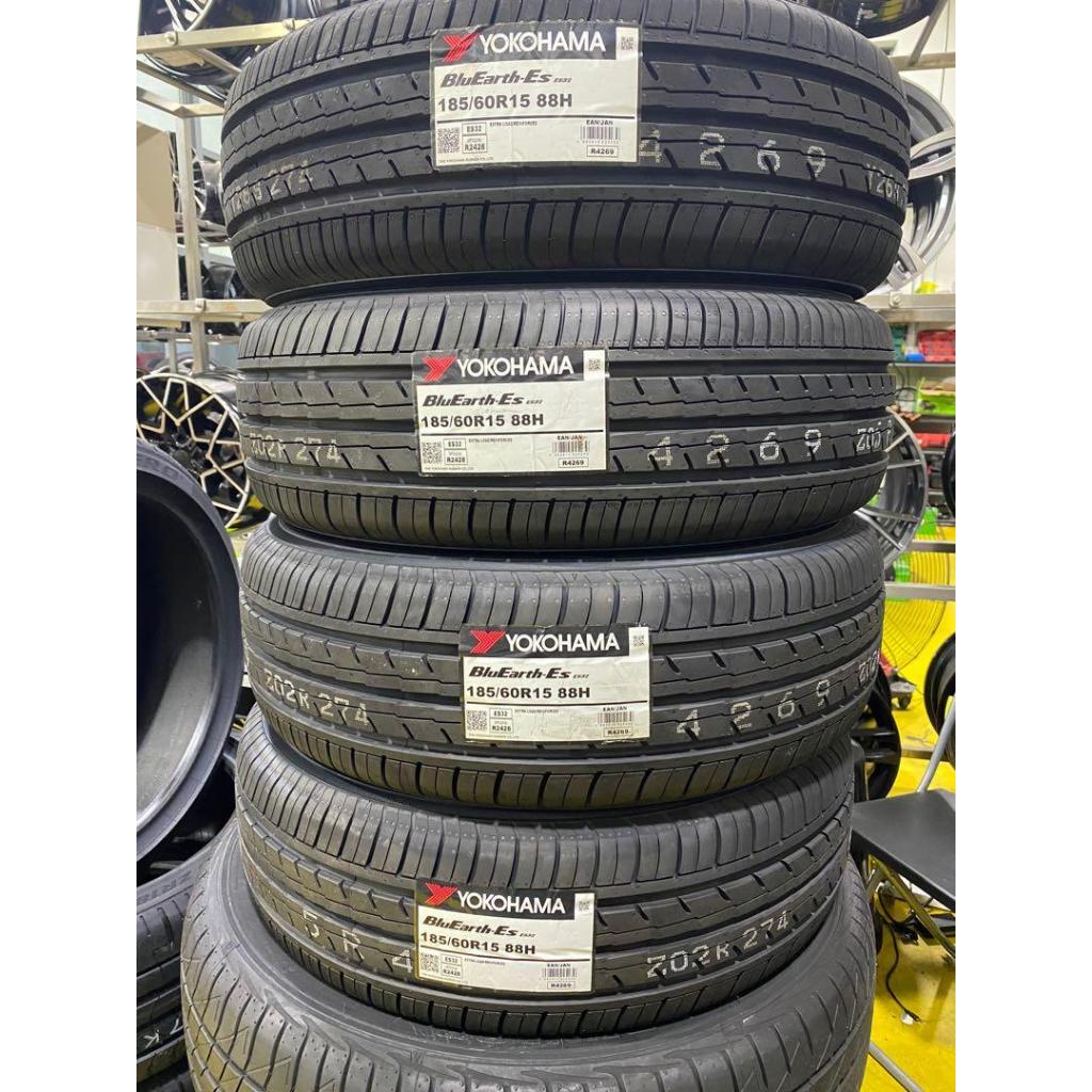 JUAL BAN MOBIL BARU 185 60 R15 YOKOHAMA BLUEARTH ES32 BAN TUBELES