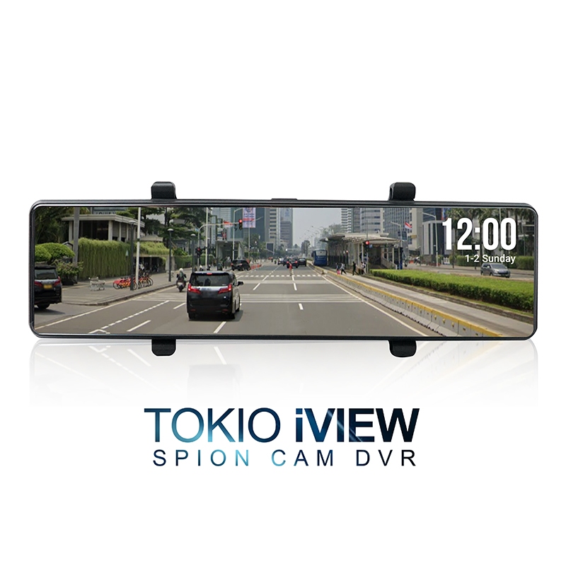 Tokio iView Kamera Spion DVR 2 Channel Voice Command Free SD Card 32GB