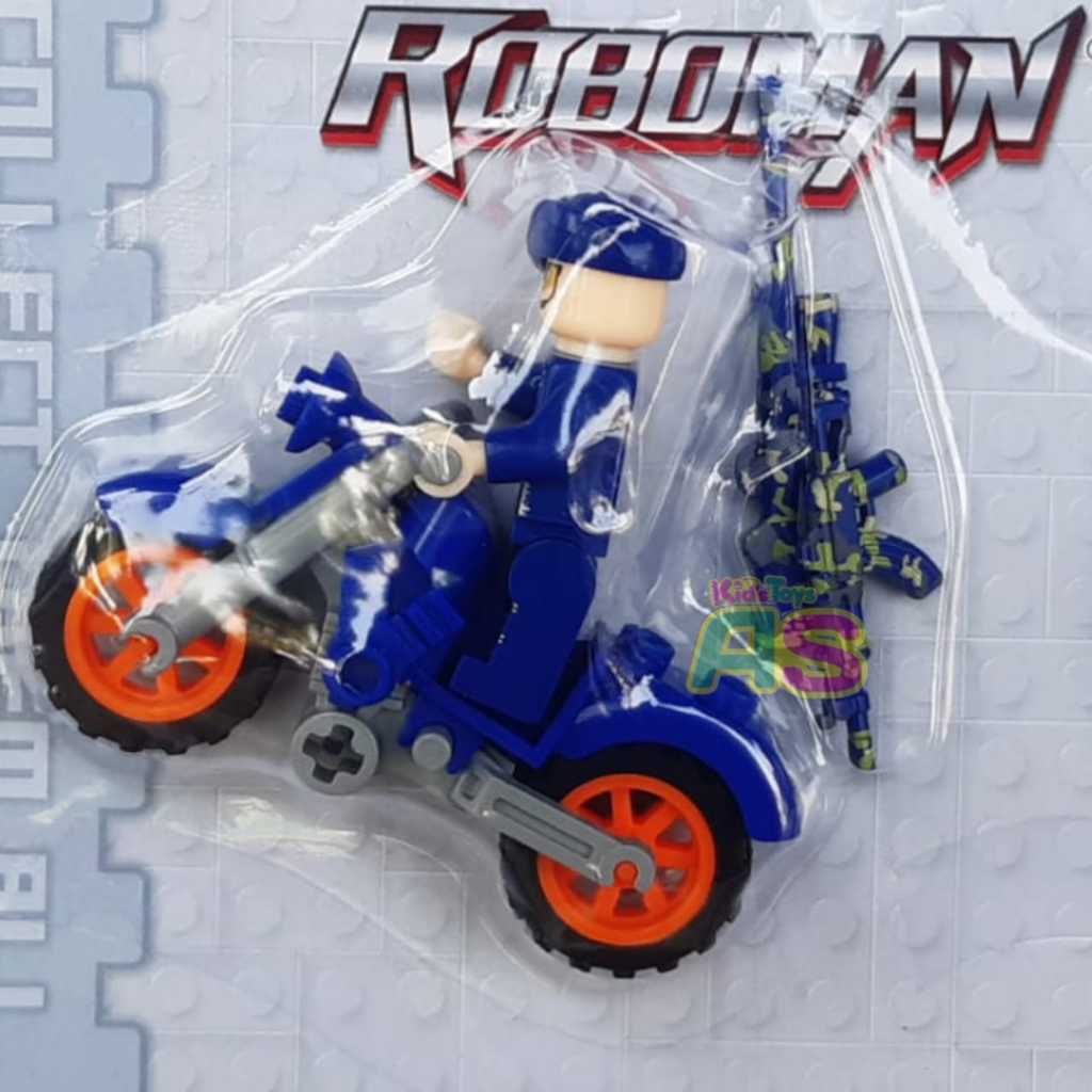 MAINAN ROBOT TENTARA MOTOR CROSS / MAINAN MOTOR CROSS SUSUN / MAINAN MOTOR TENTARA ORANG