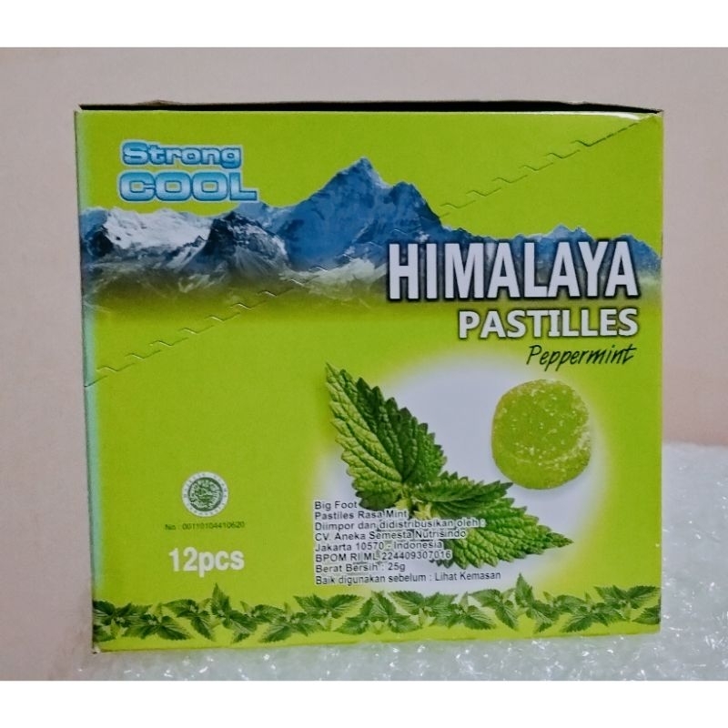 

PERMEN HIMALAYA PASTILLES PEPPERMINT (1 Box isi 12) Permen Mint / Candy Mint