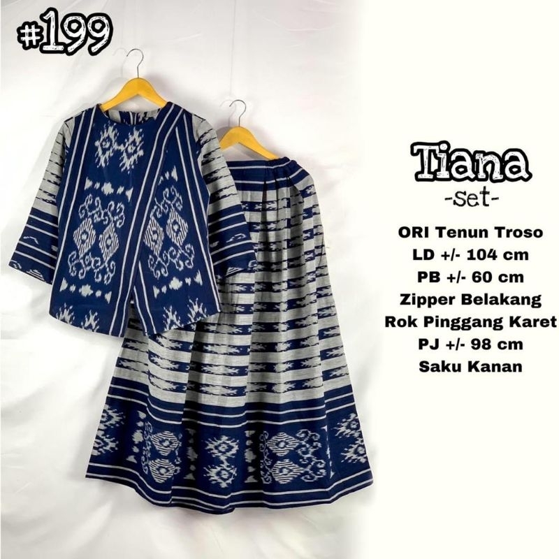 SETELAN TENUN,TIANA SET,TENUN ORI TROSO,BATIKKUMURAH