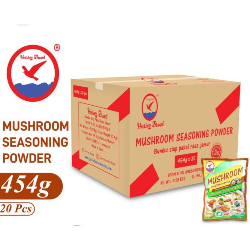 

Kaldu Jamur Herring Mushroom 454gr Per Dus